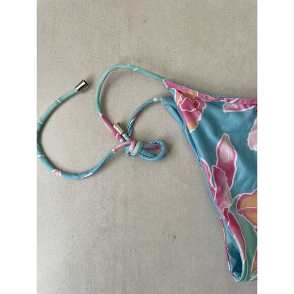 Kenny Flowers Swim Floral String Bikini Bottom Maui Swimwear - Picture 7 of 11